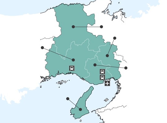 효고현の地図